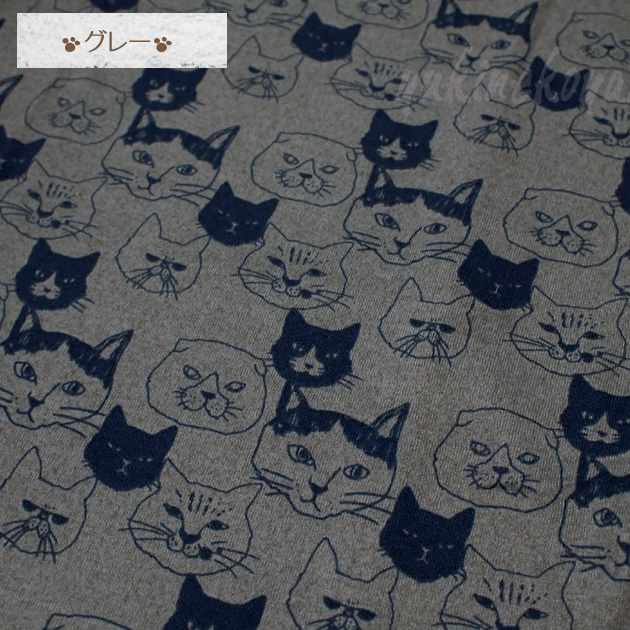 猫柄ワンピース 【PORINA ラグランワンピース ネコフェイス】::猫雑貨